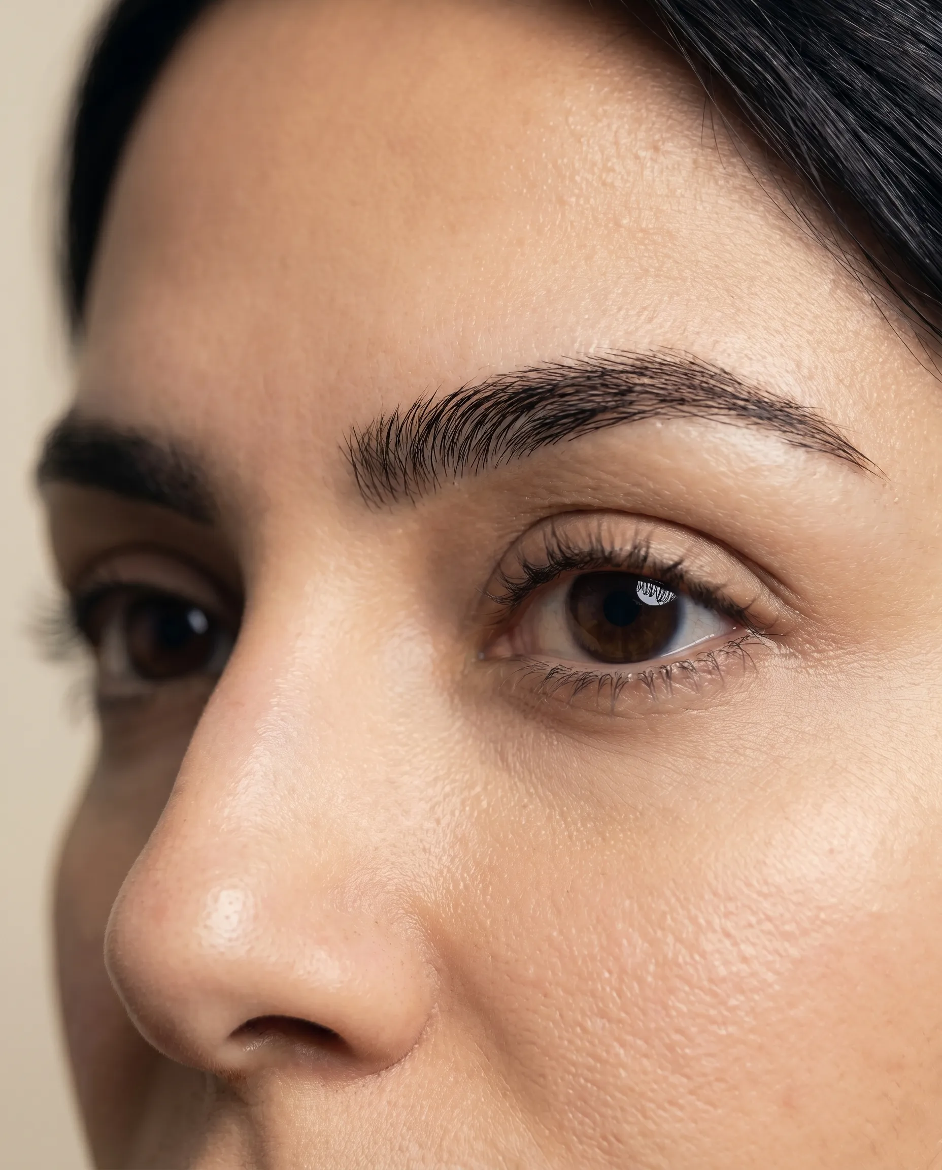 Precision brow threading at PureSkin Dallas